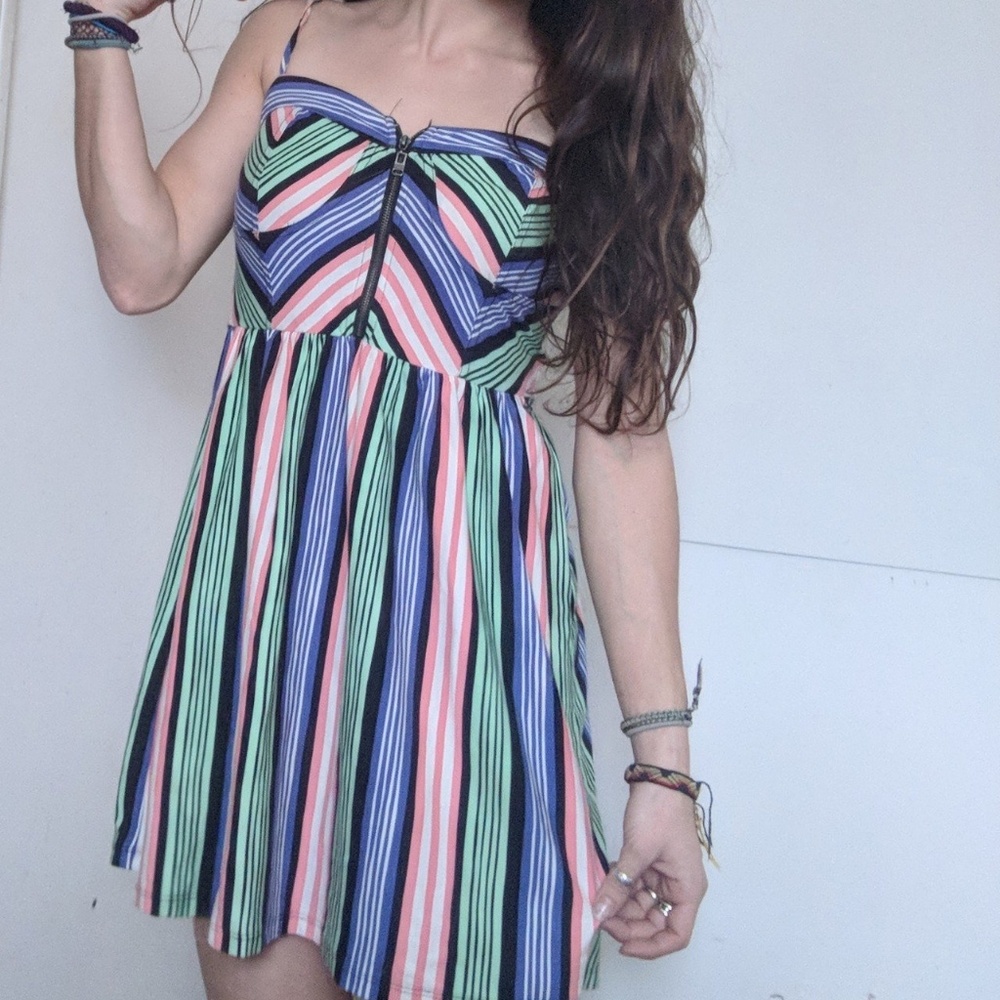 Stripe Roxy Dress